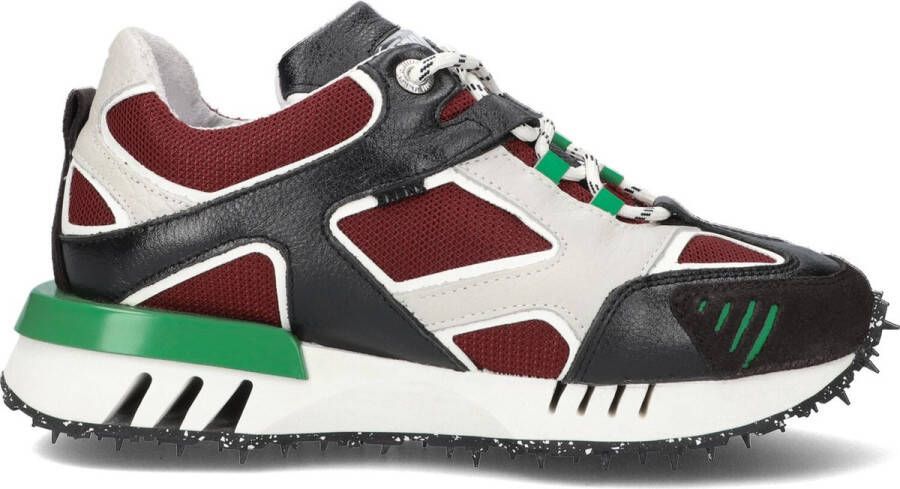 Bronx Ha-cker 66430 Lage sneakers Leren Sneaker Dames Grijs