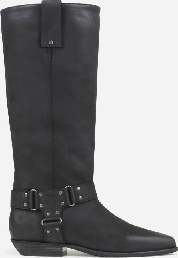 Bronx Vintage High Boot met Uniek Ontwerp Black Dames - Foto 1