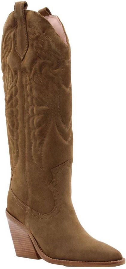 Bronx New-Kole Cognac Damesboots Naturel Kleur Naturel