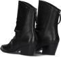 Bronx Lizz-y Enkellaarsjes Enkelboots met rits Dames Zwart - Thumbnail 2