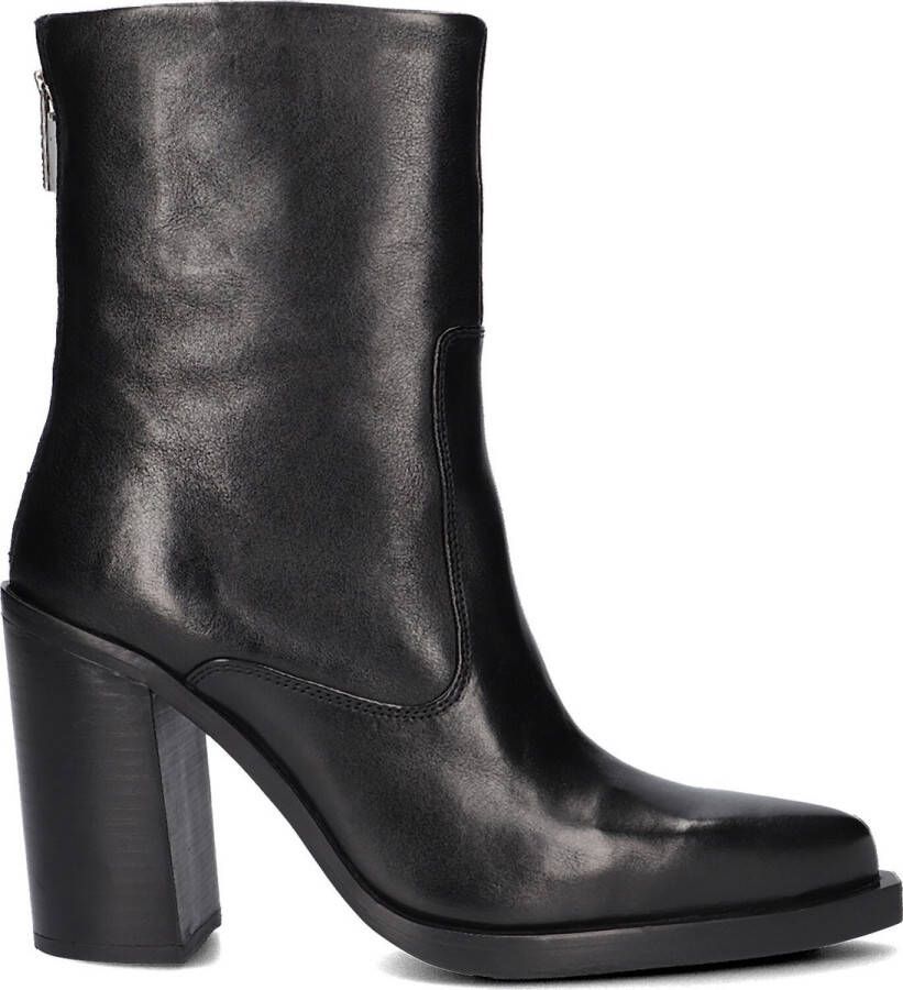 Bronx Mya Mae 34237 Enkellaarsjes Enkelboots met rits Dames Zwart