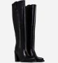 Bronx Zwarte Hoge Laars Eye-Catcher Black Dames - Thumbnail 9