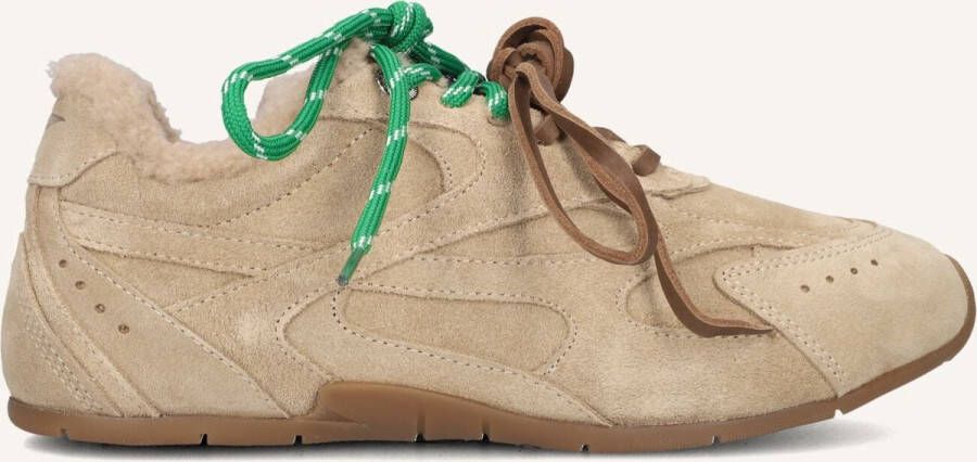 Bronx sneakers dames Myraa suède fur beige