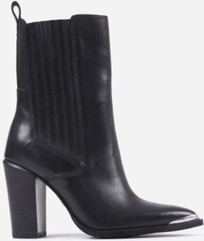 Bronx new-americana enkellaars zwart