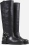 Bronx Nieuwe-Tough Dames Hoge Laars Zwart Black Dames - Thumbnail 1