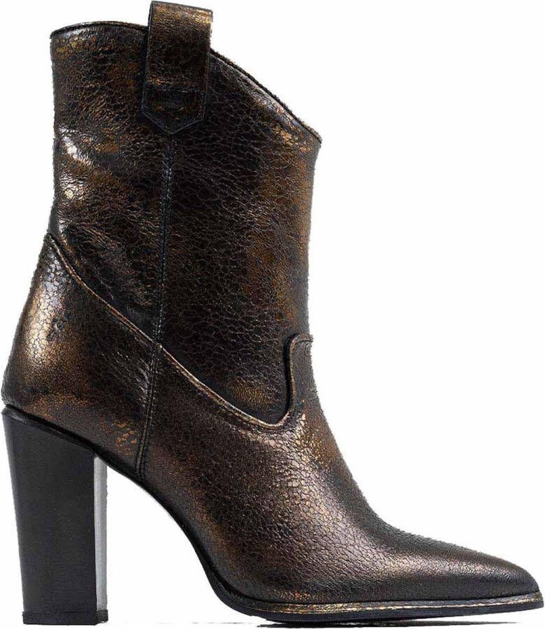 Bronx Next Americana Enkellaarsjes Enkelboots met rits Dames Brons