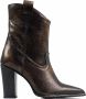 Bronx Next Americana Enkellaarsjes Enkelboots met rits Dames Brons - Thumbnail 2