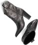 Bronx Next Americana Enkellaarsjes Enkelboots met rits Dames Zilver - Thumbnail 2