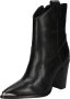 Bronx Next Americana Enkellaarsjes Enkelboots met rits Dames Zwart - Thumbnail 2