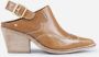 Bronx Next-low-kole Dames Slingback Cognac - Thumbnail 2