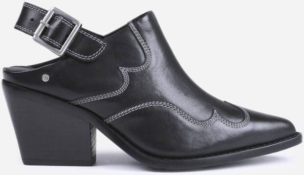 Bronx Next-low-kole Dames Slingback Zwart