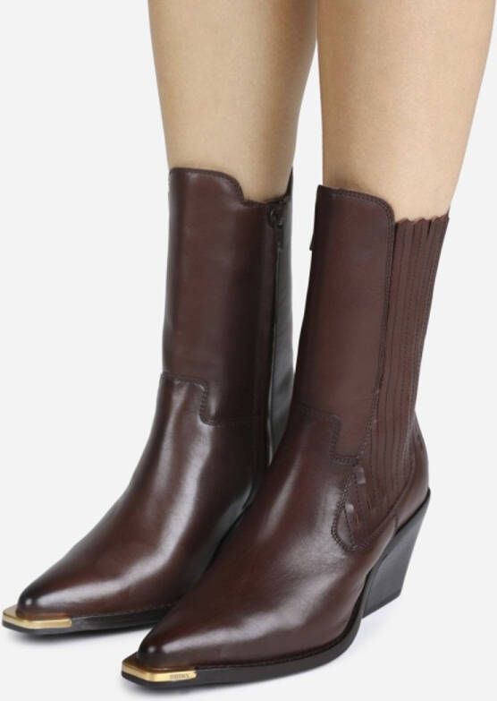 Bronx next-low-kole enkellaars bruin