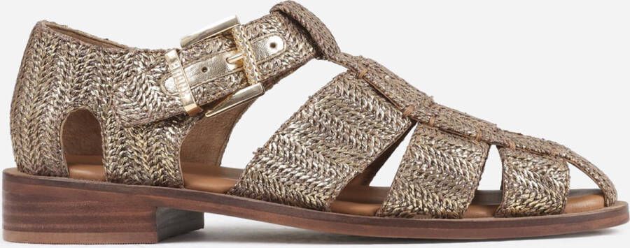 Bronx Next wagon Dames Sandalen Goud