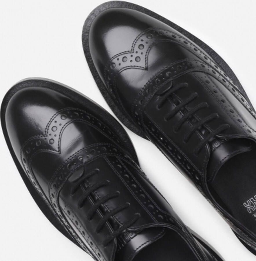 Bronx Next Wagon Vrouw Oxford schoen Zwart