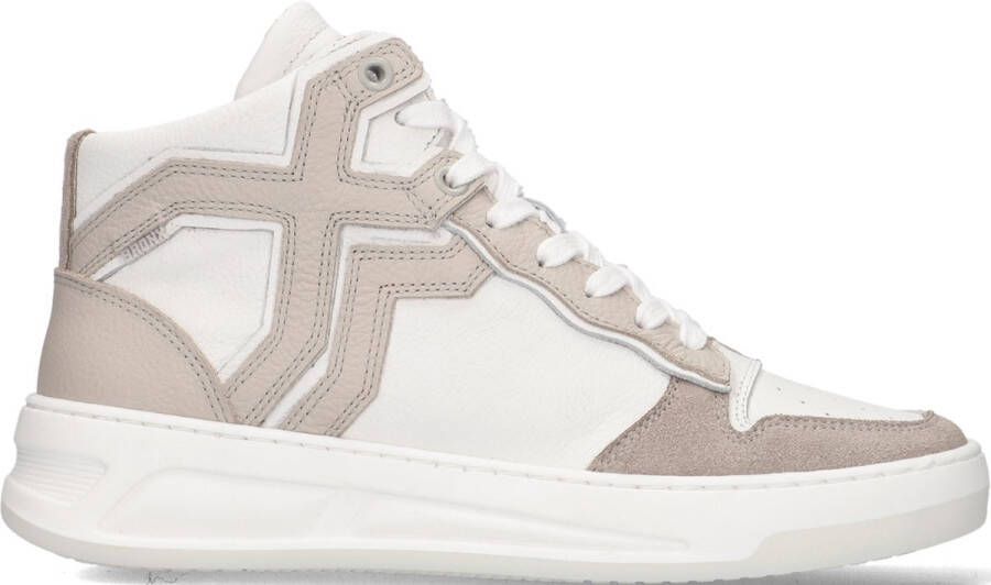 Bronx Old-cosmo 47406 Hoge sneakers Leren Sneaker Dames Wit - Foto 2