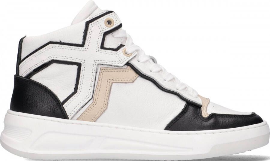 Bronx Old-cosmo 47406 Hoge sneakers Leren Sneaker Dames Wit