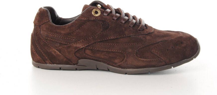 Bronx sneaker dames Myraa suède donkerbruin