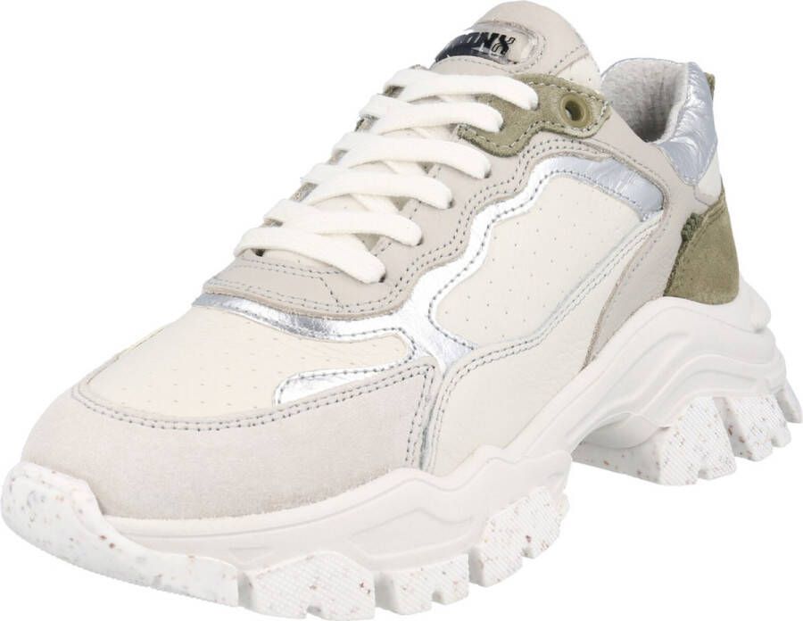 Bronx Tayke-Over Veterschoenen Laag gebroken wit - Foto 9