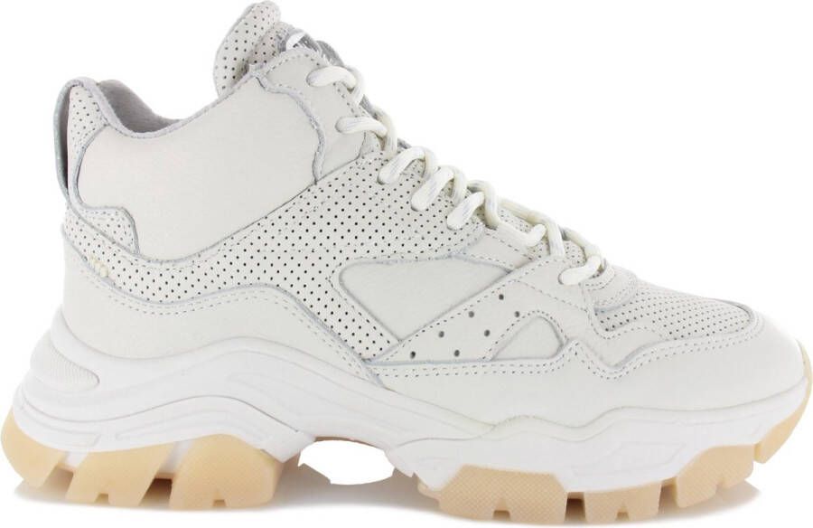 BRONX Tayke Over leren chunky sneakers off white
