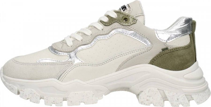 Bronx Tayke-Over Veterschoenen Laag gebroken wit - Foto 4