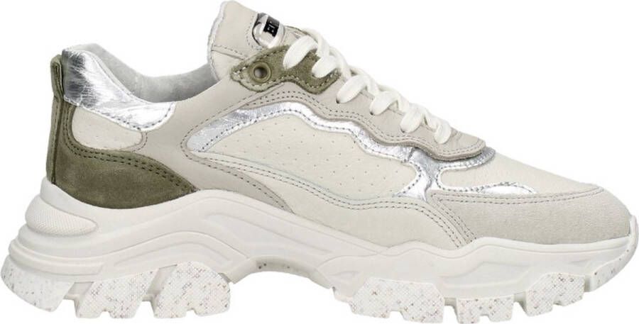 Bronx Tayke-Over Veterschoenen Laag gebroken wit - Foto 6