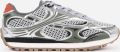 Bronx Tronic Vrouw Sneakers Groen Zilver - Khaki/Zilver