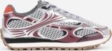 BRONX Tro-nic sneakers donkerrood zilver - Rood/Zilver