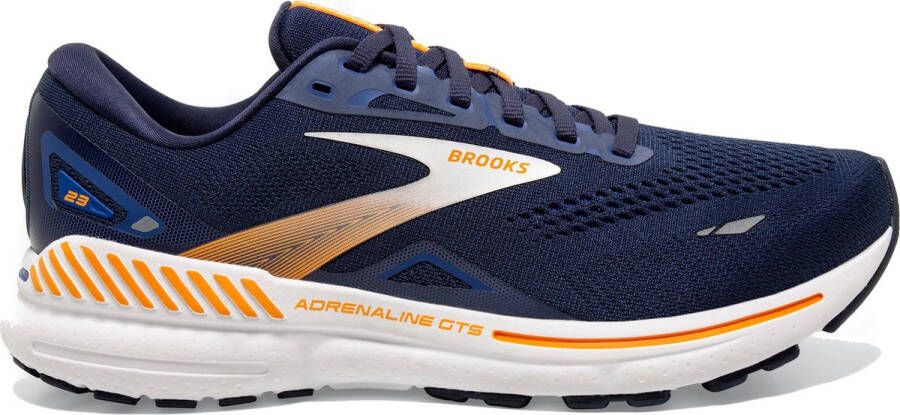 Brooks Adrenaline GTS 23 hardloopschoenen heren blauw dessin