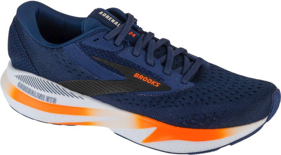 Brooks Adrenaline GTS 24 Mannen Marineblauw Hardloopschoenen