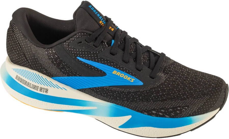 Brooks Adrenaline GTS 24 Mannen Zwart Hardloopschoenen