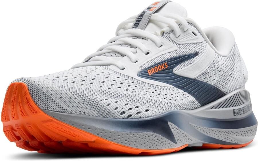Brooks Adrenaline GTS 24 Hardloopschoenen Heren White Peacoat Alloy D