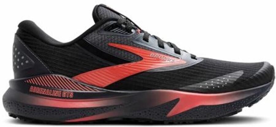 Brooks Adrenaline GTS 24 Weatherized Women Black Ebony Hot Coral