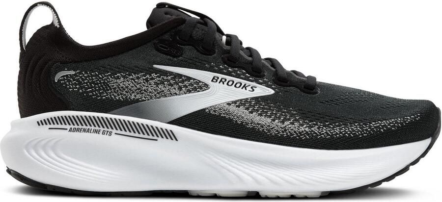 Brooks Adrenaline GTS 25 Hardloopschoenen Zwart Grijs Wit Dames