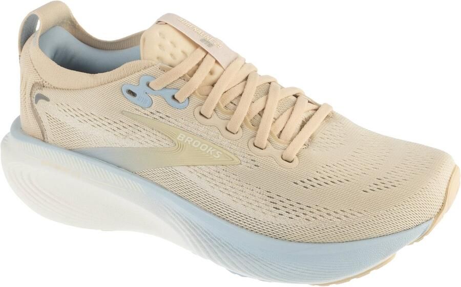 Brooks Adrenaline GTS 25 Vrouwen Beige Hardloopschoenen