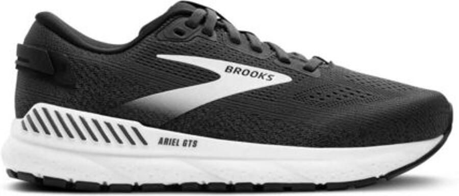 Brooks Ariel GTS 24 Wide (D) Women Ebony Black White