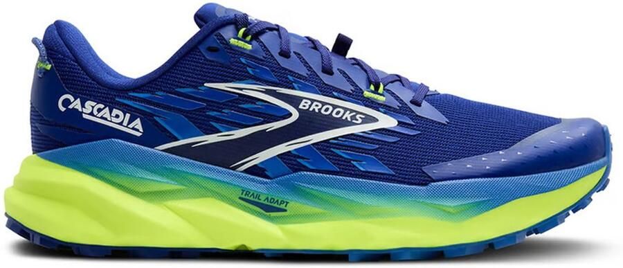 Brooks Cascadia 19 2E Wide Heren Hardloopschoenen Trailschoenen
