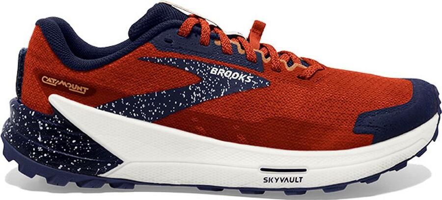 Brooks CATAMOUNT 2 Trailrunning Schoenen Rooibos Bis Peacoat