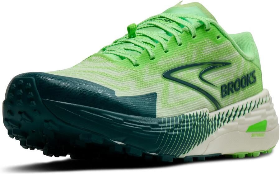 Brooks Catamount 4 Heren Trail Hardloopschoen Groen