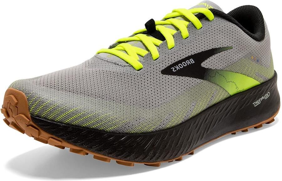 Brooks CATAMOUNT Hardloopschoenen Grijs Geel