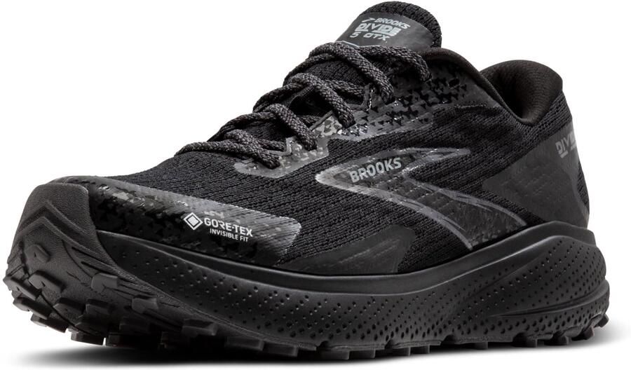 Brooks Divide 5 GTX Trailrunning schoenen Dames Black Alloy Primer Grey