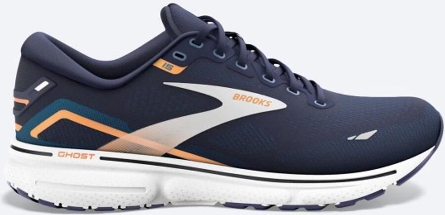 Brooks ghost 15 MEN 40 Peacoat Blue Orange Pop