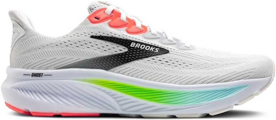 Brooks Ghost 17 Hardloopschoenen Heren Wit