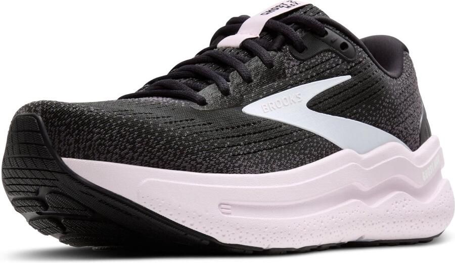 Brooks Ghost Max 2 Hardloopschoen Zwart Wit Orchid Ice