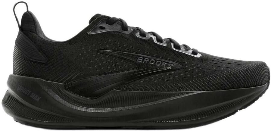 Brooks Ghost Max 4 Brede Hardloopschoenen Zwart Man