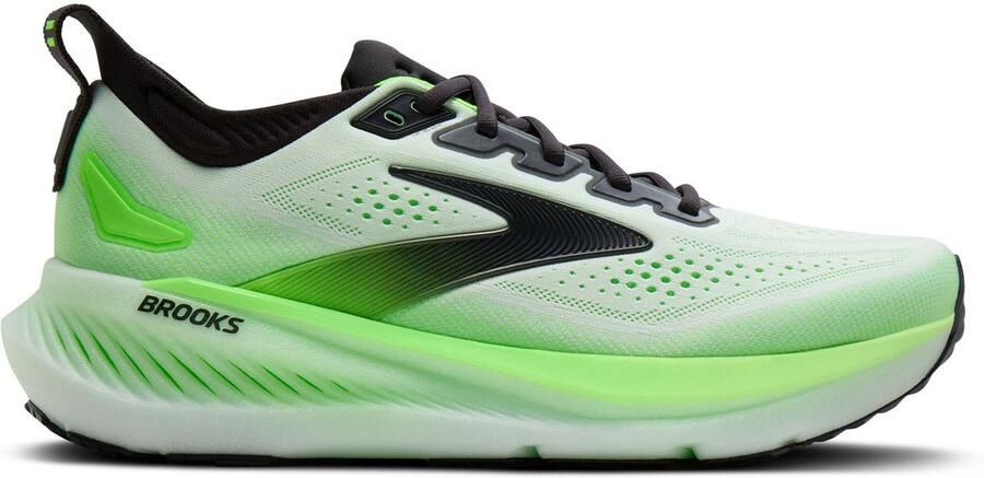 Brooks Glycerin 23 Hardloopschoenen Wit Groen Heren
