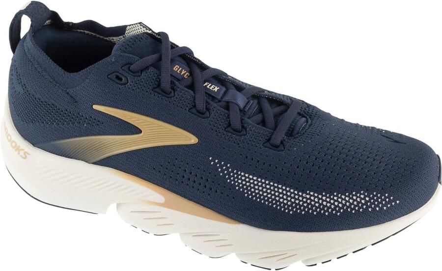 Brooks Glycerin Flex Mannen Marineblauw Hardloopschoenen