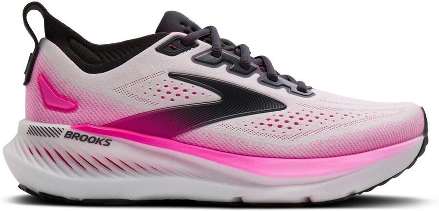 Brooks Glycerin GTS 23 Hardloopschoenen Wit Roze Dames