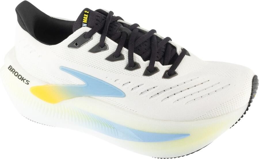Brooks Glycerin Max 2 Mannen Wit Hardloopschoenen
