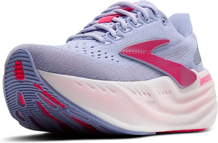 Brooks Glycerin Max Hardloopschoenen Dames Blauw Roze Wit