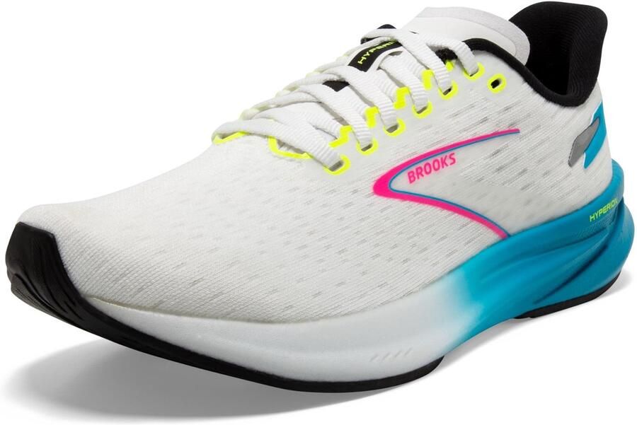 Brooks Hyperion D Hardloopschoen Wit Blauw Roze